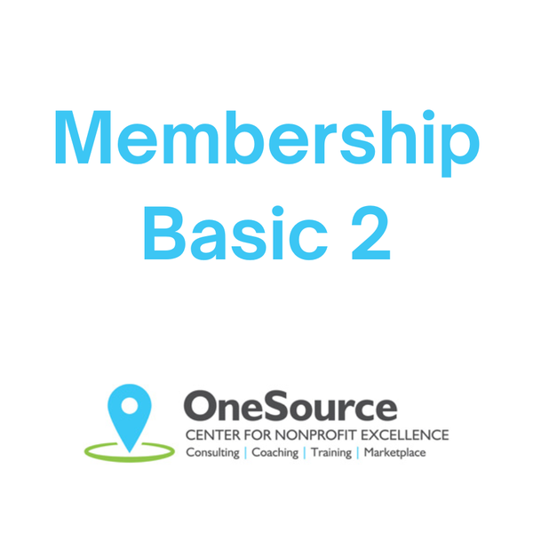 Basic Member Membership - Basic 2 – OneSource Center