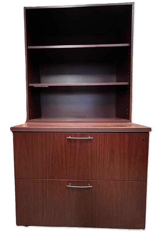 Bookshelf with Lateral File