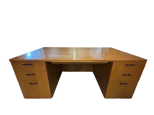 Desk- Double Pedestal