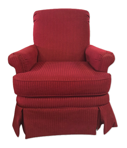 Arm Chair-Swivel-Red